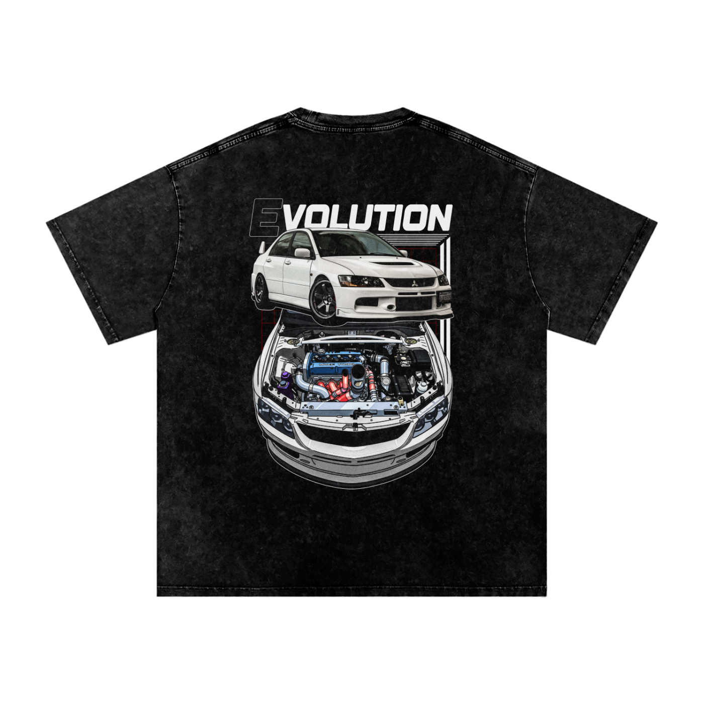 Mitsubishi Evo 9 Premium Oversized Tee